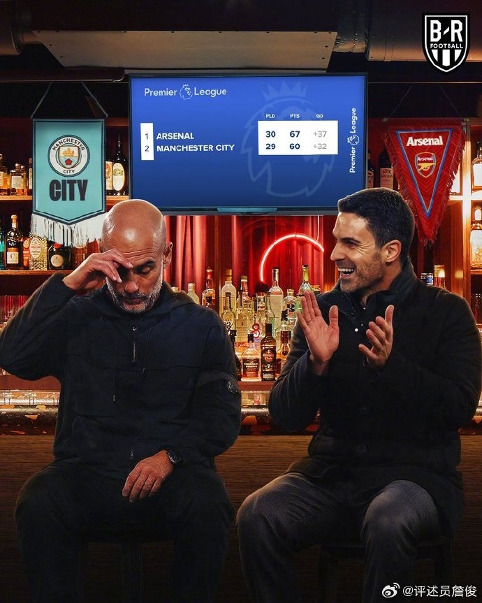 v体育-詹俊：争五争冠集团本轮都有失分，保级队表现将继续影响两大悬念